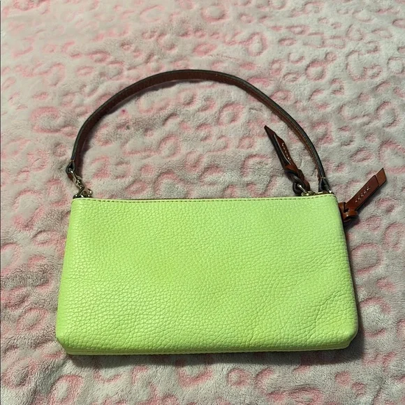 EUC Dooney & Bourke Lime Green Purse - Picture 2 of 6